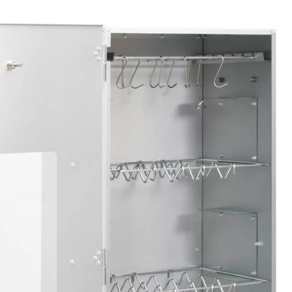 horganyzott acél BBQ füstölőkemence hidegfüst-generátorral