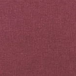 2 személyes bordó szövet kanapé díszpárnákkal 140 cm