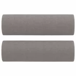 3 személyes tópszínű szövetkanapé díszpárnákkal 180 cm