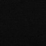 3 személyes fekete szövet kanapé díszpárnákkal 180 cm