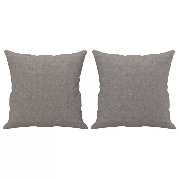 3 személyes tópszínű szövetkanapé díszpárnákkal 180 cm