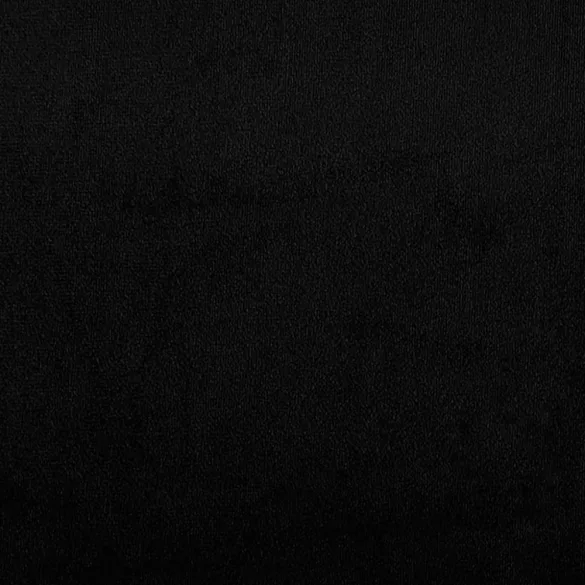 3 személyes fekete mikroszálas szövetkanapé párnákkal 180 cm