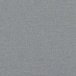 3 személyes világosszürke szövet kanapé lábtartóval 180 cm