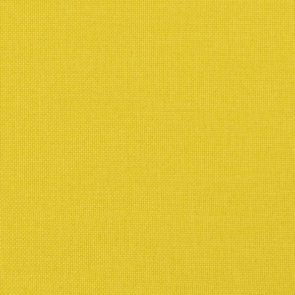 világossárga szövet kanapéfotel lábtartóval 60 cm