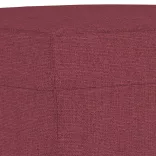 bordó szövet kanapéfotel lábtartóval 60 cm