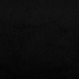 fekete mikroszálas szövet kanapéfotel lábtartóval 60 cm