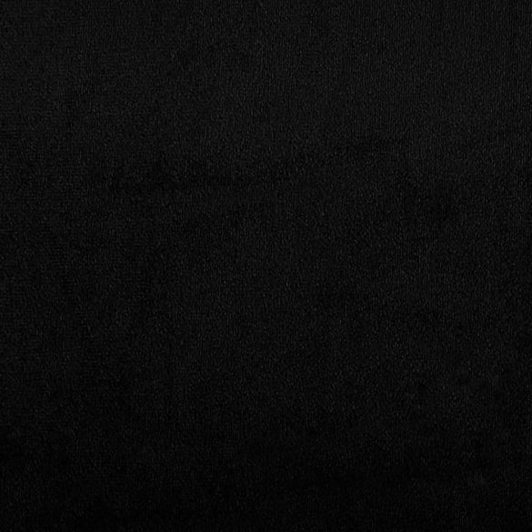 fekete mikroszálas szövet kanapéfotel lábtartóval 60 cm