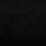 3 személyes fekete szövet kanapé lábtartóval 180 cm