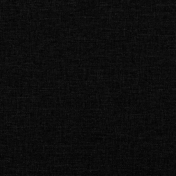 4 részes fekete szövet ülőgarnitúra párnákkal