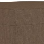 4 részes barna szövet ülőgarnitúra párnákkal