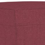 4 részes bordó szövet ülőgarnitúra párnákkal