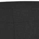 3 részes fekete szövet ülőgarnitúra párnákkal