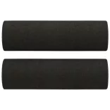 3 részes fekete szövet ülőgarnitúra párnákkal