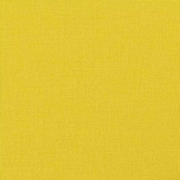 3 részes világossárga szövet ülőgarnitúra párnákkal