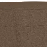 3 részes barna szövet ülőgarnitúra párnákkal