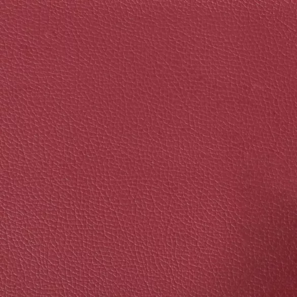 3 részes bordó műbőr ülőgarnitúra párnákkal