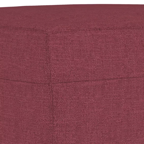 4 részes bordó szövet ülőgarnitúra párnákkal