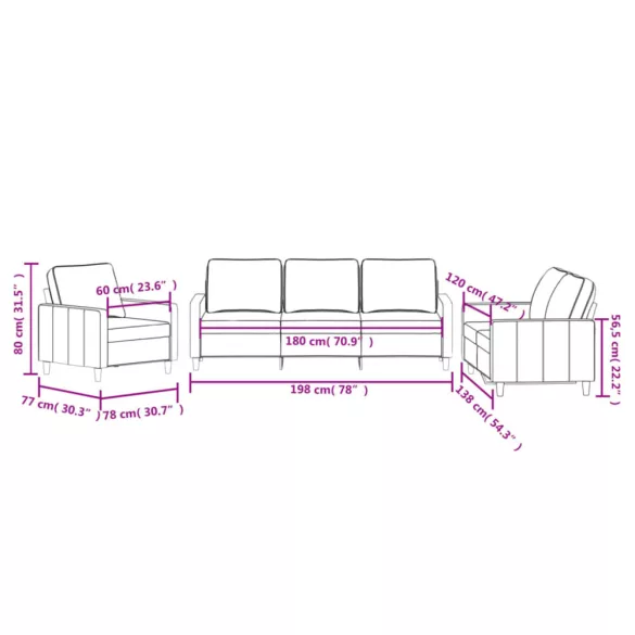 3 részes sötétzöld bársony ülőgarnitúra párnákkal
