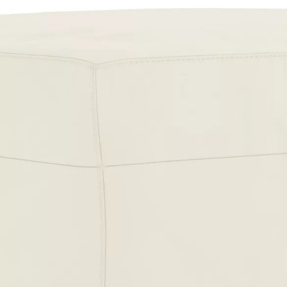 3 részes krém bársony ülőgarnitúra párnákkal