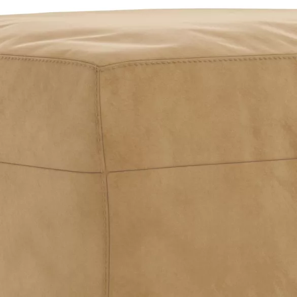 3 részes barna bársony ülőgarnitúra párnákkal