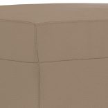 4 részes cappuccino műbőr ülőgarnitúra párnákkal