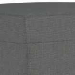 3 részes sötétszürke szövet ülőgarnitúra párnákkal