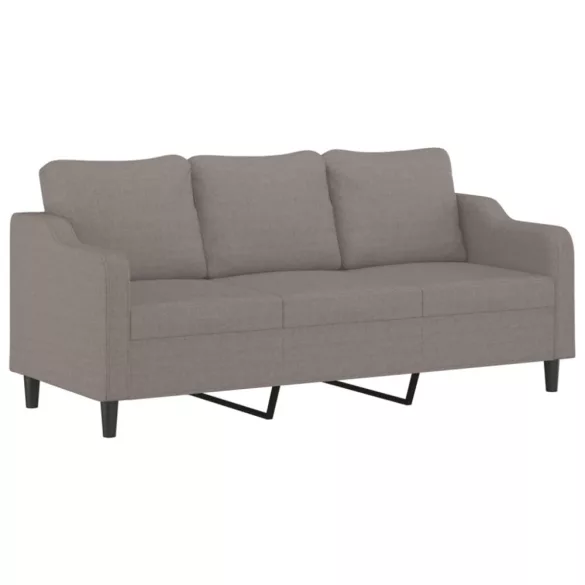 3 részes tópszínű mikroszálas szövet ülőgarnitúra párnával