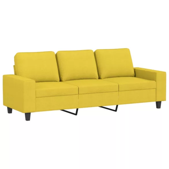 3 részes világossárga szövet ülőgarnitúra