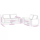 2 részes bordó szövet ülőgarnitúra