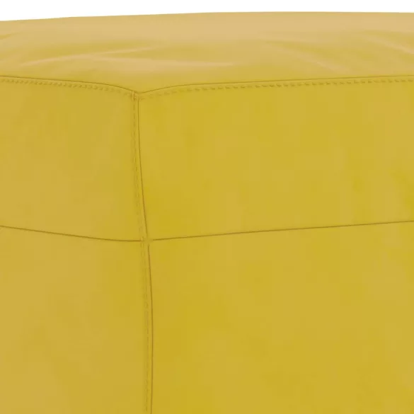 3 részes sárga bársony ülőgarnitúra párnákkal