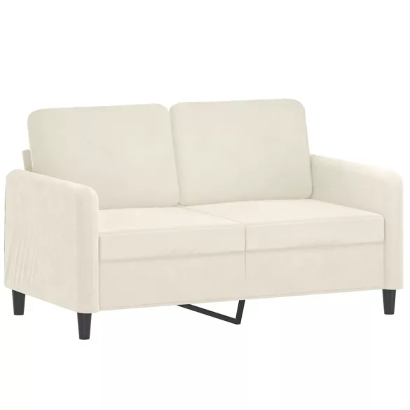 2 részes krémszínű bársony ülőgarnitúra