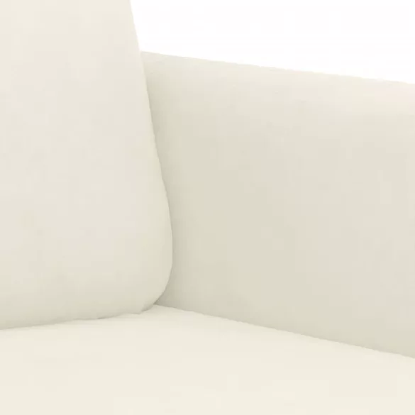 3 részes krém bársony ülőgarnitúra