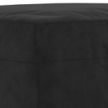 4 részes fekete bársony ülőgarnitúra párnákkal