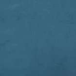 3 részes kék bársony ülőgarnitúra párnákkal