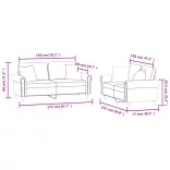 2 részes sötétzöld bársony ülőgarnitúra párnákkal