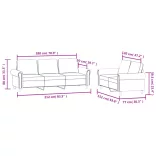 2 részes kék bársony ülőgarnitúra párnákkal