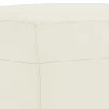 3 részes krém bársony ülőgarnitúra párnákkal