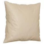 3 részes krémszínű mikroszálas szövet ülőgarnitúra párnával