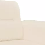 2 részes bézs mikroszálas szövet ülőgarnitúra párnákkal