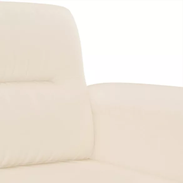 2 részes bézs mikroszálas szövet ülőgarnitúra párnákkal