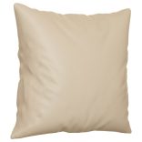 2 részes krémszínű mikroszálas szövet ülőgarnitúra párnával