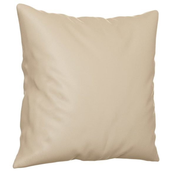 2 részes krémszínű mikroszálas szövet ülőgarnitúra párnával