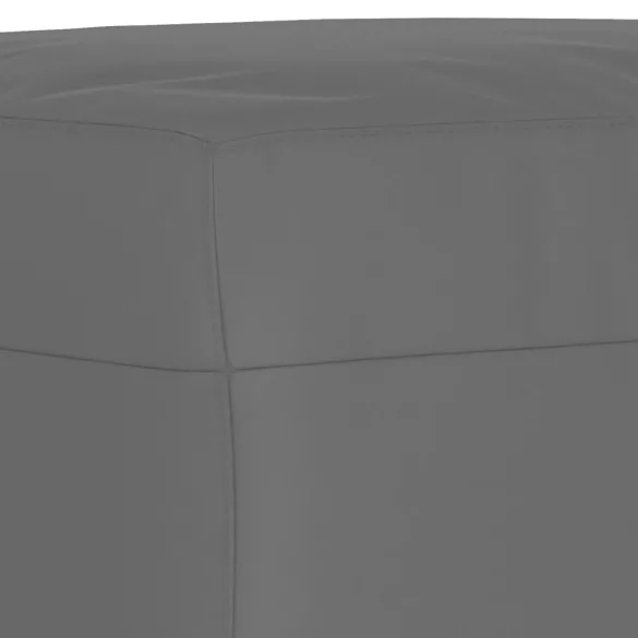 3 részes sötétszürke mikroszálas szövet ülőgarnitúra párnákkal