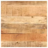 négyzet alakú nyers mangófa bisztróasztal 80 x 80 x 75 cm