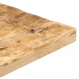 négyzet alakú nyers mangófa bisztróasztal 80 x 80 x 75 cm