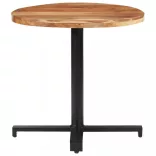 kerek tömör akácfa bisztróasztal Ø80 x 75 cm