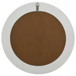 fehér barokk stílusú fali tükör 50 cm