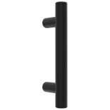 20 db fekete rozsdamentes acél szekrényfogantyú 64 mm