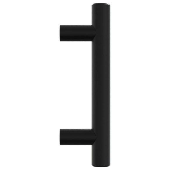 20 db fekete rozsdamentes acél szekrényfogantyú 64 mm