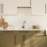 10 db fekete rozsdamentes acél szekrényfogantyú 320 mm